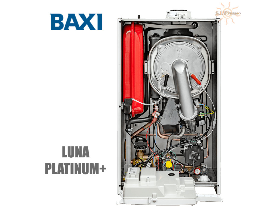 Настінний котел BAXI LUNA PLATINUM+ 24 GA ✓ Модуляція потужності 1:10 ✓ Двоконтурний ✓ Панель керування THINK ✓ Італія