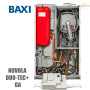 Настенный котел BAXI NUVOLA DUO-TEC+ 16 GA ✓ Стальной теплообменник ✓ Встроенный бойлер 45 л ✓ Конденсационный 1:7 ✓ Италия
