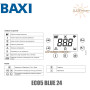 Настінний котел BAXI ECO5 BLUE 24 кВт ✓ Два роздільні теплообмінники ✓ Два контури ✓ Відкрита камера згоряння ✓ Низькотемпературний ✓ II2H3P ✓ Рівень захисту від вологи IPX5D ✓ Італія