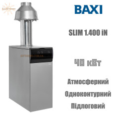 Газовый котел BAXI SLIM 1.400 iN с дефлектором (Чугунный)
