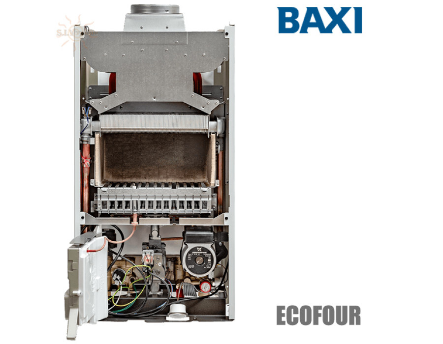 Настенный котел BAXI ECOFOUR 1.240 i ✓ Медный теплообменник ✓ Одноконтурный ✓ Открытая камера сгорания ✓ Италия