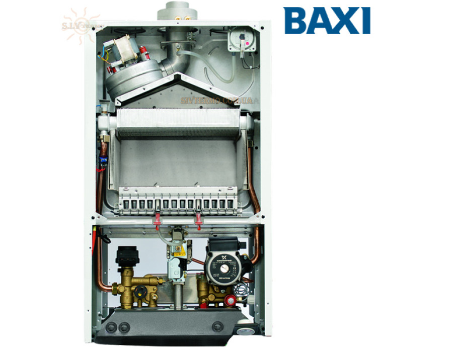 Настенный котел BAXI LUNA3 240i ✓ Два раздельных теплообменника ✓ Двухконтурный ✓ Открытая камера сгорания ✓ Италия