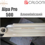 Алюминиевый радиатор ✓ CALGONI Alpa PRO ✓ Глубина секции 96 мм ✓ Тип подключения боковое ✓ Италия