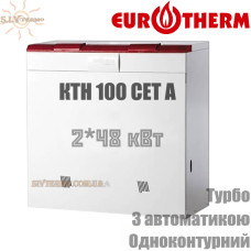 Газовый котел Eurotherm ЕТ 100 СЕT (КТН 100 CЕT A) с автоматикой, турбо