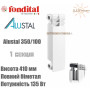 Батарея биметаллическая 1 секция ✓ Alustal 350 ✓ Белый ✓ Глубина секции 97 мм ✓ Подключение боковое ✓ Fondital ✓ Италия
