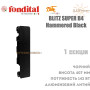 Батарея алюминиевая 1 секция ✓ BLITZ SUPER B4 350 ✓ HAMMERED BLACK чёрный с текстурой ✓ Давление 16 бар ✓ Глубина секции 97 мм ✓ Подключение боковое ✓ Fondital ✓ Италия