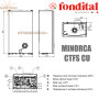 Настенный газовый котел FONDITAL MINORCA CTFS 24 CU ☼ Закрытая камера сгорания ☼ Глубина всего 250 мм ☼ Два раздельных теплообменника ☼ Италия
