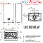 Настенный котел Nova Florida LEO KC NEW 24 ✓ Стальной теплообменник ✓ Двухконтурный ✓ Конденсационный 1:5 ✓ Италия 