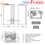 Настенный котел Nova Florida ORION CONDENSING KRB ✓ 24 кВт ✓ Теплообменник из нержавеющей стали и технополимеров ✓ Одноконтурный ✓ Конденсационный 1:9 ✓ Италия 