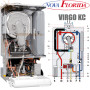Настінний котел Nova Florida VIRGO KC 24 ✓ Теплообмінник із нержавіючої сталі та технополімерів ✓ Двоконтурний ✓ Конденсаційний 1:9 ✓ Італія