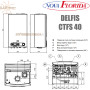 Настенный газовый котел Nova Florida DELFIS CTFS 40 ☼ Закрытая камера сгорания ☼ Два раздельных теплообменника ☼ Италия