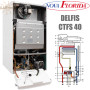 Настенный газовый котел Nova Florida DELFIS CTFS 40 ☼ Закрытая камера сгорания ☼ Два раздельных теплообменника ☼ Италия