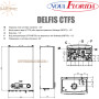 Настенный газовый котел Nova Florida DELFIS CTFS 24 ☼ Закрытая камера сгорания ☼ Глубина всего 250 мм ☼ Два раздельных теплообменника ☼ Италия