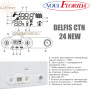 Настенный газовый котел Nova Florida DELFIS CTN 24 NEW ☼ Открытая камера сгорания ☼ Глубина всего 250 мм ☼ Два раздельных теплообменника ☼ Италия