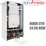 Настенный газовый котел Nova Florida NIBIR CTN 24 CU NEW ☼ Открытая камера сгорания ☼ Глубина всего 250 мм ☼ Два раздельных теплообменника ☼ Италия