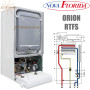 Настенный газовый котел Nova Florida ORION RTFS 24 ☼ Закрытая камера сгорания ☼ Сенсорное управление ☼ Недельное программирование ☼ Одноконтурный ☼ Италия