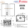 Настенный газовый котел Nova Florida ORION RTFS 24 ☼ Закрытая камера сгорания ☼ Сенсорное управление ☼ Недельное программирование ☼ Одноконтурный ☼ Италия