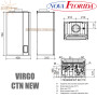 Настенный газовый котел Nova Florida VIRGO CTN 24 NEW ☼ Открытая камера сгорания ☼ Touch screen ☼ Два раздельных теплообменника ☼ Италия