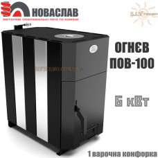 Піч опалювально-варильна Огнєв ПОВ-100 1ЧК
