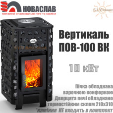 Піч опалювально-варильна Вертикаль ПОВ-100 ВК 