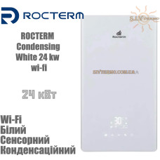 Газовий котел ROCTERM Condensing White Wi-Fi 24 кВт конденсаційний