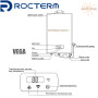 Газова колонка Rocterm ✓ VEGA 20-10K3CG ✓ Закрита камера згоряння ✓ Коаксіальна труба 90/60 в комплекті ✓ Робота від мережі 220 В ✓ Китай