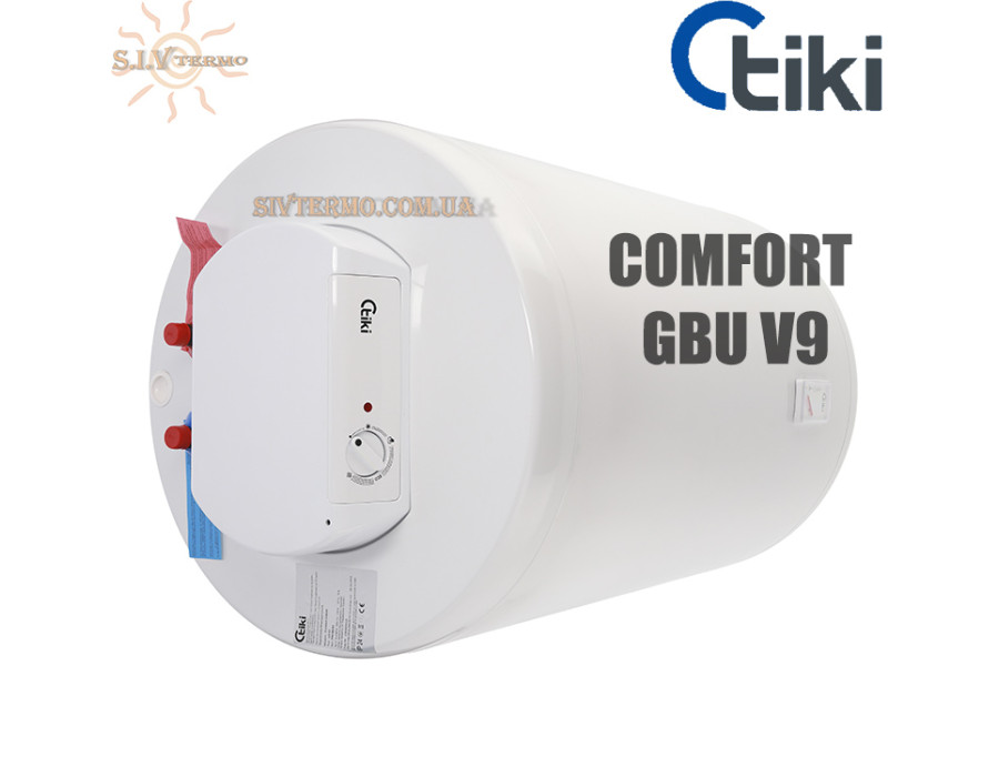 Электрический бойлер Тики ☼ GBU 50 V9 ☼ COMFORT U ☼ 47 литров ☼ Вертикальная или Горизонтальная установка ☼ Сербия