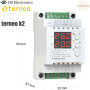 Terneo k2 ✔ Цифровой ✔ Для больших мощностей ✔ 2*16А ✔ Для теплого пола ✔ На DIN-рейке ✔ Тернео Украина