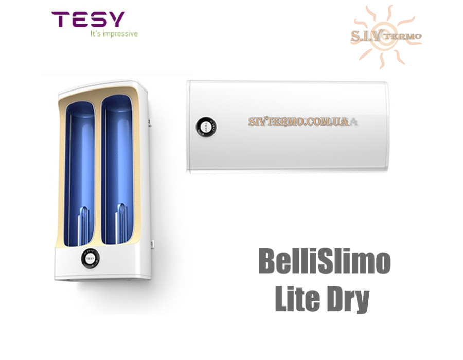 Бойлер TESY ☼ GCR 502712D E32 EC ☼ Объем 40 литров ☼ Серия BelliSlimo Lite Dry ☼ Накопительный ☼ Навесной ☼ 2400 Вт ☼ Болгария
