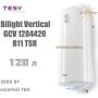 Бойлер TESY ☼ GCV 1204420 B11 TSR ☼ Объем 120 литров ☼ Серия Bilight Vertical ☼ Накопительный ☼ Навесной ☼ 2000 Вт ☼ Болгария