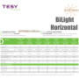 Бойлер TESY ☼ GCH 503520 B12 TSR ☼ Объем 50 литров ☼ Серия Bilight Horizontal ☼ Горизонтальный ☼ Подключение нижнее ☼ 2000 Вт ☼ Болгария