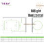 Бойлер TESY ☼ GCH 503520 B12 TSR ☼ Объем 50 литров ☼ Серия Bilight Horizontal ☼ Горизонтальный ☼ Подключение нижнее ☼ 2000 Вт ☼ Болгария