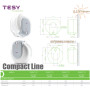 Накопичувальний бойлер TESY ☼ Під мийкою ☼ Compact Line ☼ GCU 1015 L52 RC ☼ 10 літрів ☼ Виробництво Болгарія
