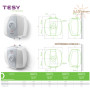 Накопичувальний бойлер TESY ☼ Під мийкою ☼ SimpatEco Compact ☼ GCU 1015 M54 RC ☼ 10 літрів ☼ Виробництво Болгарія