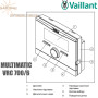 Погодозависимый регулятор Vaillant multiMATIC VRC 700/6 ✔ По температуре наружного воздуха ✔ Дисплей ✓ Германия – Словакия
