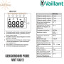 Термостатический регулятор Vaillant sensoROOM pure VRT 50/2 ✔ Коммуникационная шина eBus ✔ Жидкокристаллический дисплей ✓ Германия - Словакия