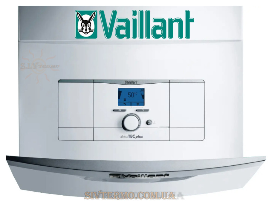 Настінний котел Vaillant atmoTEC ✓ Серія: Plus ✓ VU 240/5-5 ✓ Потужність: 24 кВт ✓ Один теплообмінник ✓ Одноконтурний ✓ Відкрита камера згоряння ✓ Німеччина – Словаччина