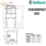 Настенный котел Vaillant ecoCOMPACT ✓ VSC 266/4-5 150 ✓ Конденсационный ✓ Двухконтурный ✓ Мощность: 27,1 кВт ✓ Напольный ✓ Германия