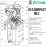 Настенный котел Vaillant ecoCOMPACT ✓ VSC 266/4-5 150 ✓ Конденсационный ✓ Двухконтурный ✓ Мощность: 27,1 кВт ✓ Напольный ✓ Германия