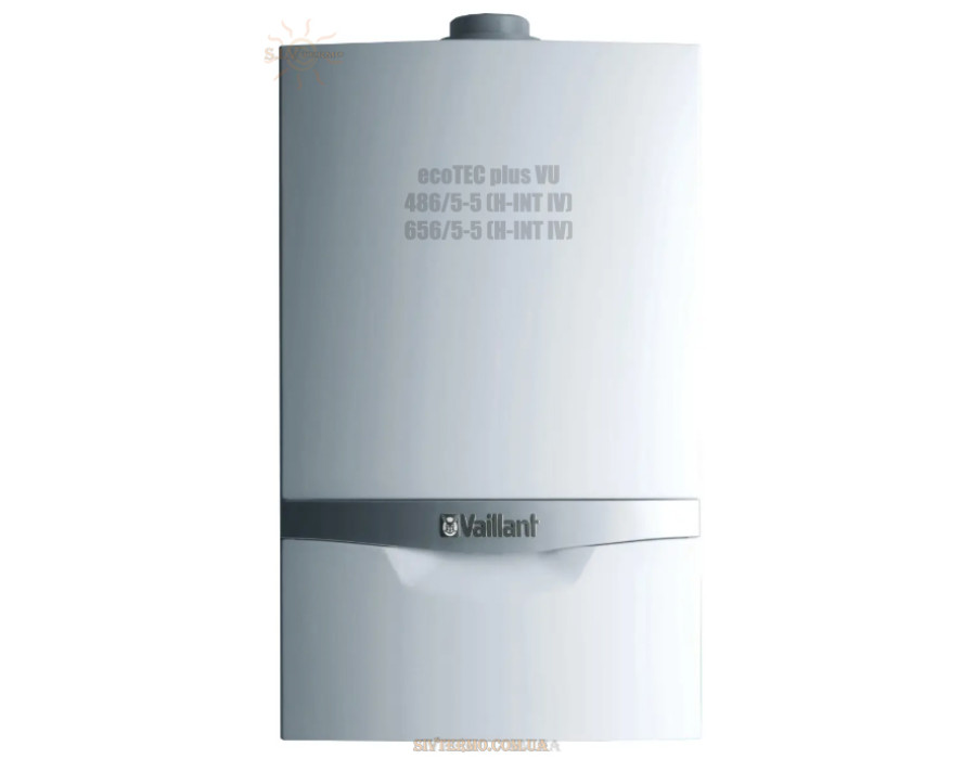 Настенный котел Vaillant ecoTEC ✓ Серия: Plus ✓ VU 656/5-5 (H-INT IV) ✓ Мощность: 67,6 кВт ✓ Конденсационный ✓ Модуляция работы ✓ Один контур ✓ Германия - Великобритания