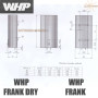 Бойлер NovaTec ☼ WHP-FD-100 ☼ Объем 100 литров ☼ Серия FRANK DRY ☼ Плоский ☼ Сухой ТЭН ☼ LED-дисплей ☼ Мощность: 2000 Вт ☼ Одесса - Украина