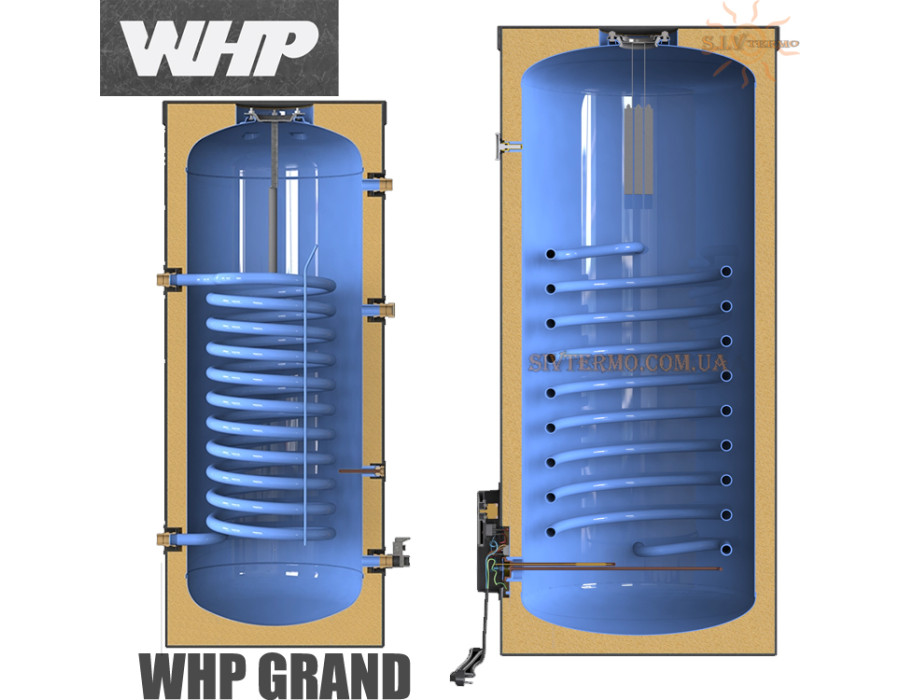 Бойлер NovaTec ☼ WHP-T 150 ☼ Об'єм 150 літрів ☼ Серія GRAND ☼ Накопичувальний ☼ Вертикальний ☼ Потужність: 2000 Вт ☼ Одеса - Україна