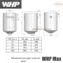 Бойлер NovaTec ☼ WHP-SP 35 ☼ Объем 35 литров ☼ Серия MAX ☼ Накопительный ☼ Навесной ☼ Мощность: 2000 Вт ☼ Одесса - Украина