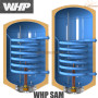 Бойлер косвенного нагрева NovaTec ☼ WHP-CB 80 ☼ Объем 80 литров ☼ Серия SAM ☼ Подключение слева ☼ Мощность: 2000 Вт ☼ Одесса - Украина