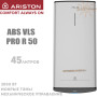 Бойлер Аристон ☼ ABS VLS PRO R 50 ☼ Объем 45 литров ☼ Цвет светло серый ☼ Установка: вертикальная ☼ Плоский ☼ 2000 Вт ☼ Италия - Россия
