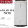 Бойлер Арістон ☼ ABSE VLS PRO PW 100 ☼ Об'єм 80 літрів ☼ Колір світло сірий ☼ Установка: вертикальна, горизонтальна ☼ Плоский ☼ 2500 Вт ☼ Італія - Росія
