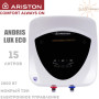 Накопительный бойлер Аристон над мойкой ☼ ANDRIS LUX ECO 15 PL EU ☼ Подключение снизу ☼ 15 литров ☼ Италия