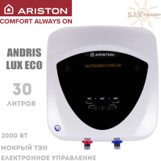 Водонагреватель Ariston ANDRIS LUX ECO 30 PL EU над мойкой 30 литров объем бака