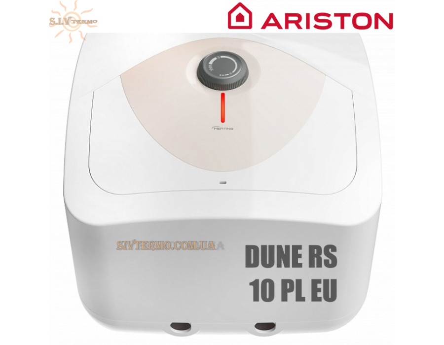 Накопительный бойлер Аристон над мойкой ☼ DUNE RS 10 PL EU ☼ Подключение снизу ☼ 10 литров ☼ Италия