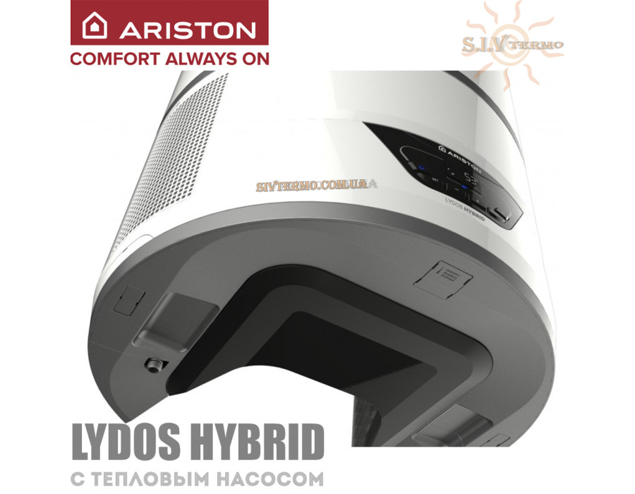 Бойлер Аристон ☼ LYDOS HYBRID ☼ Объем 80 литров ☼ Экономия 57% на электроэнергию ☼ Функции: i-Memory, Program, Green, Boost ☼ Вертикальный монтаж ☼ Италия